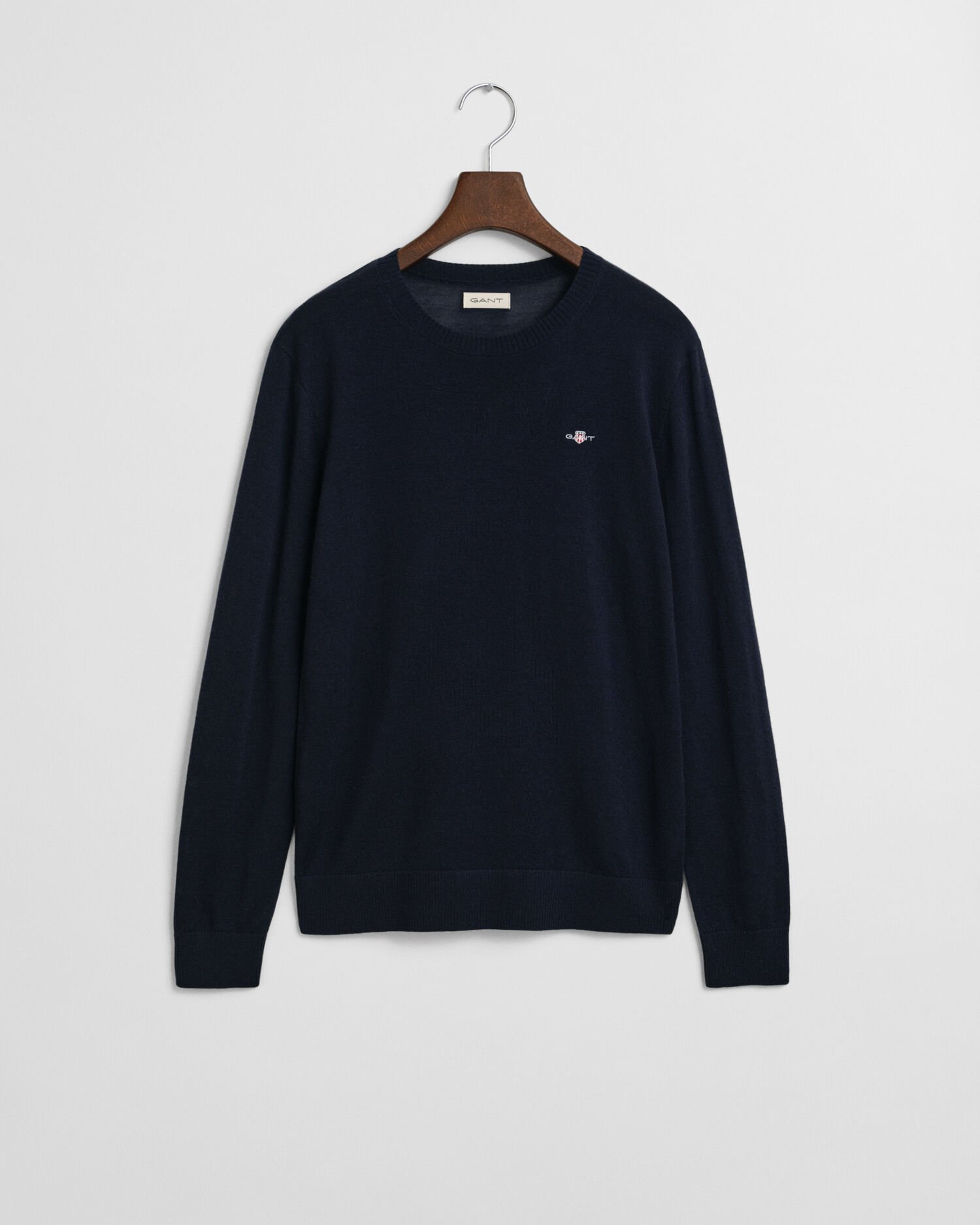 Teens crewneck sweater af ekstra fin merinould