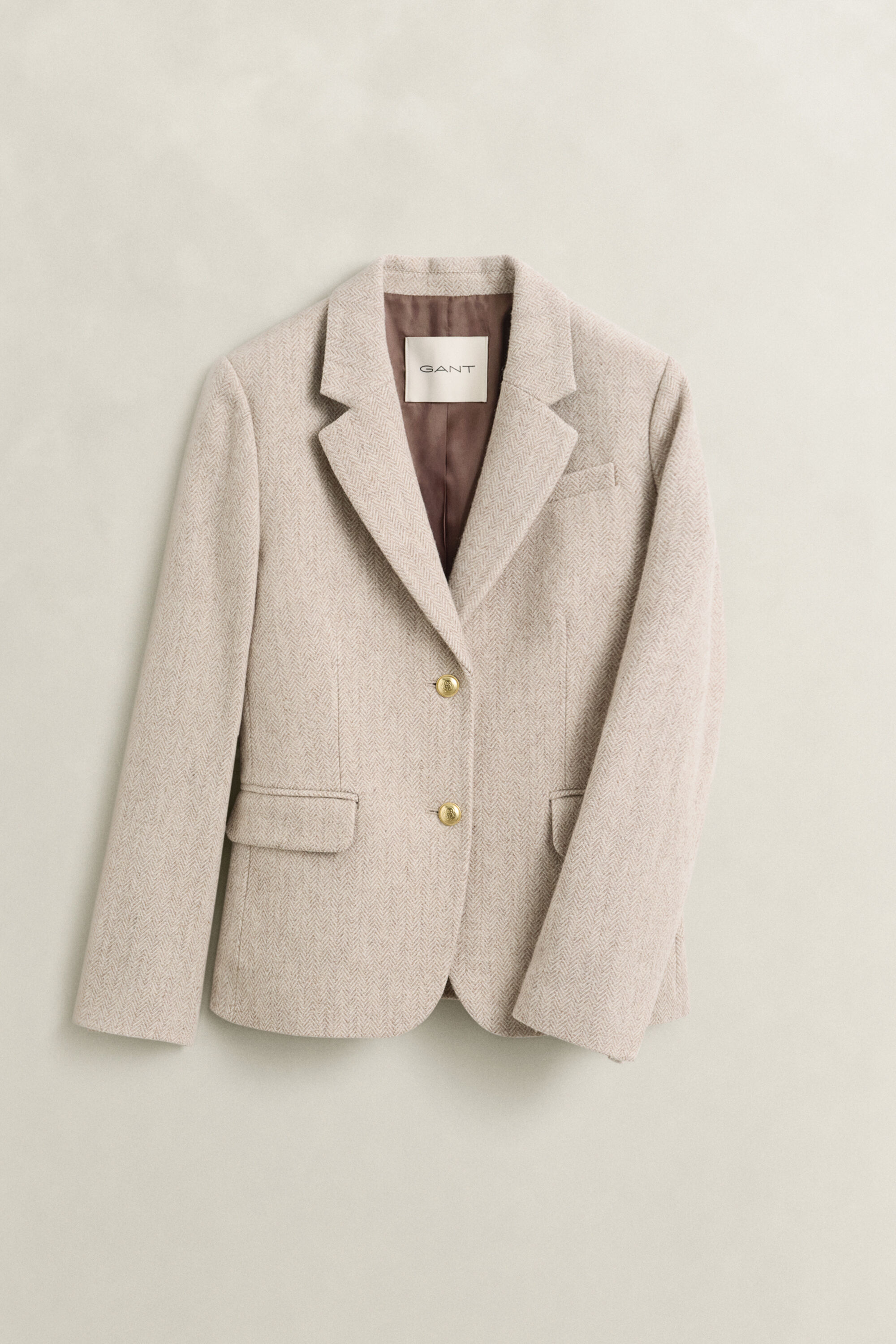 Sildebensmønstret blazer