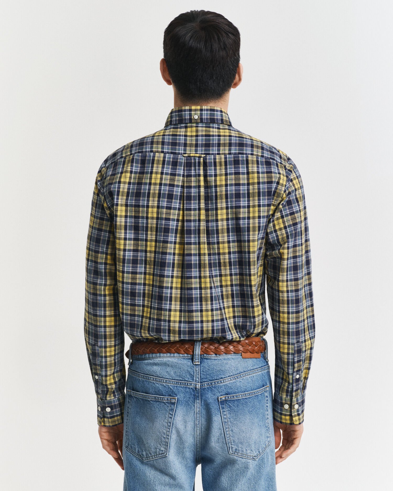 Regular fit Archive poplin skjorte med tern