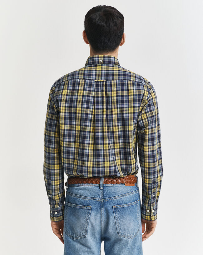 Regular fit Archive poplin skjorte med tern