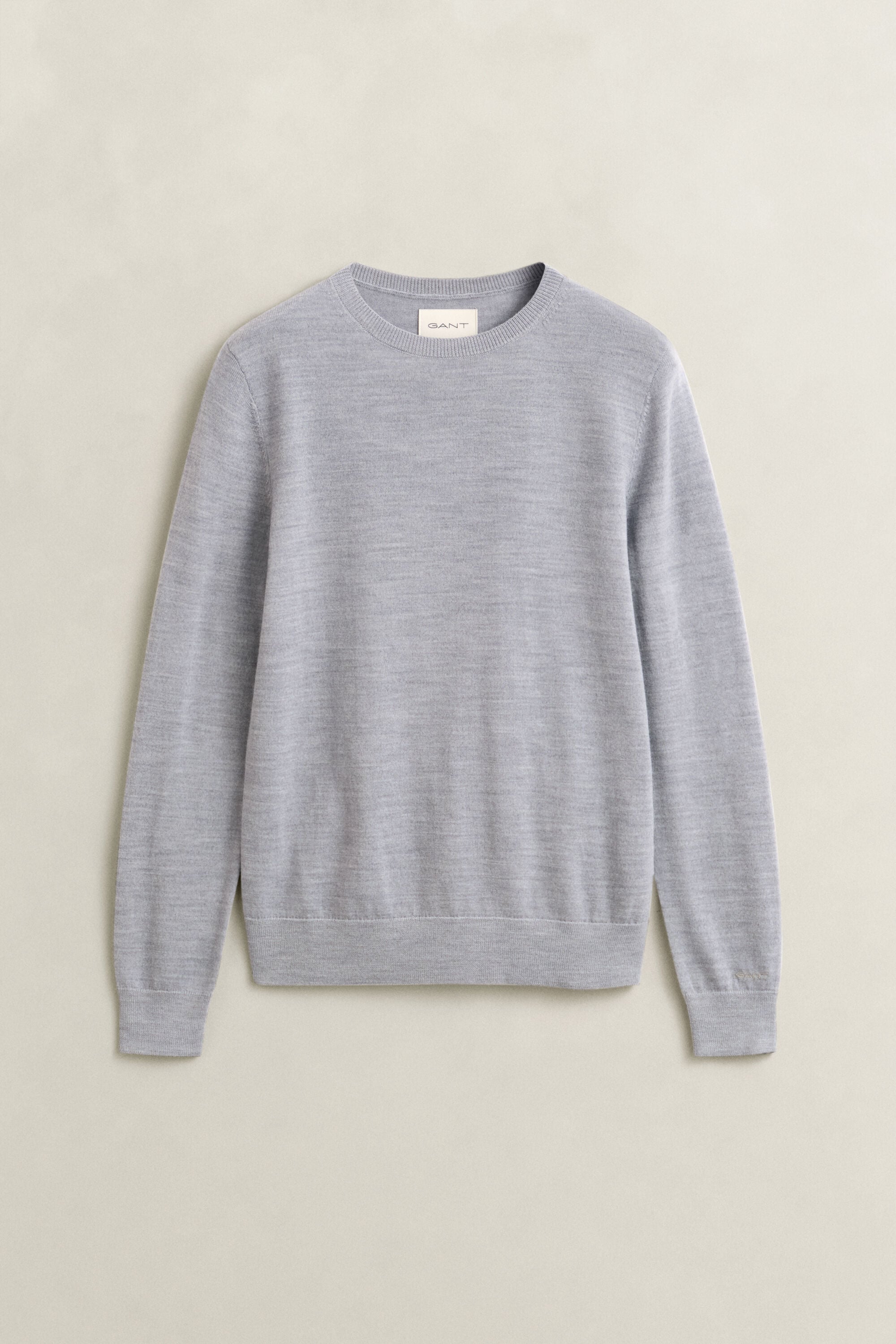 Crewneck sweater af ekstra fin merinould