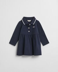 Baby Girl Shield piqué Rugger-kjole