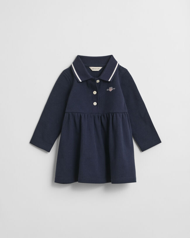 Baby Girl Shield piqué Rugger-kjole
