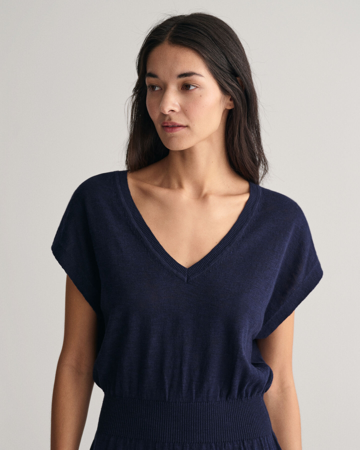 Kjole af hørblanding