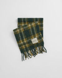 Ternet halstørklæde i mohair-alpakablanding