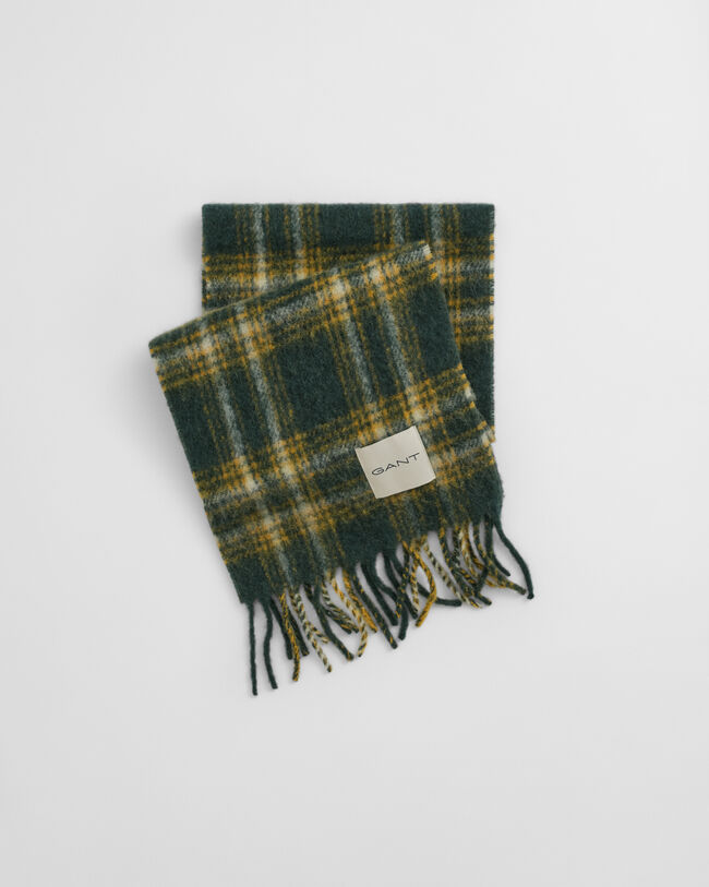 Ternet halstørklæde i mohair-alpakablanding