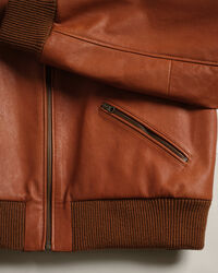 Wrangler x GANT læderjakke