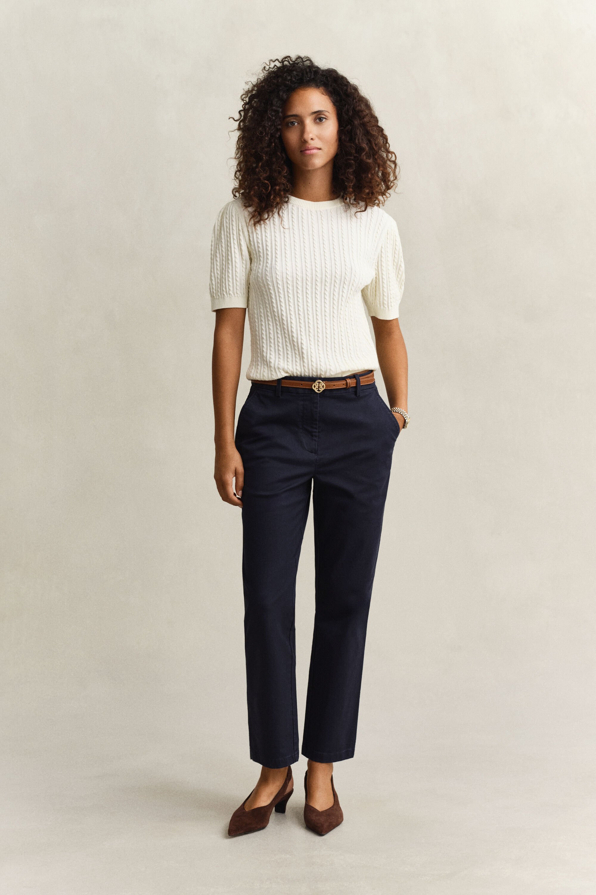 Slim fit chinobukser