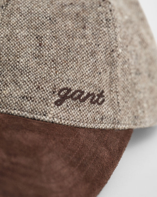 Cap i tekstureret uld