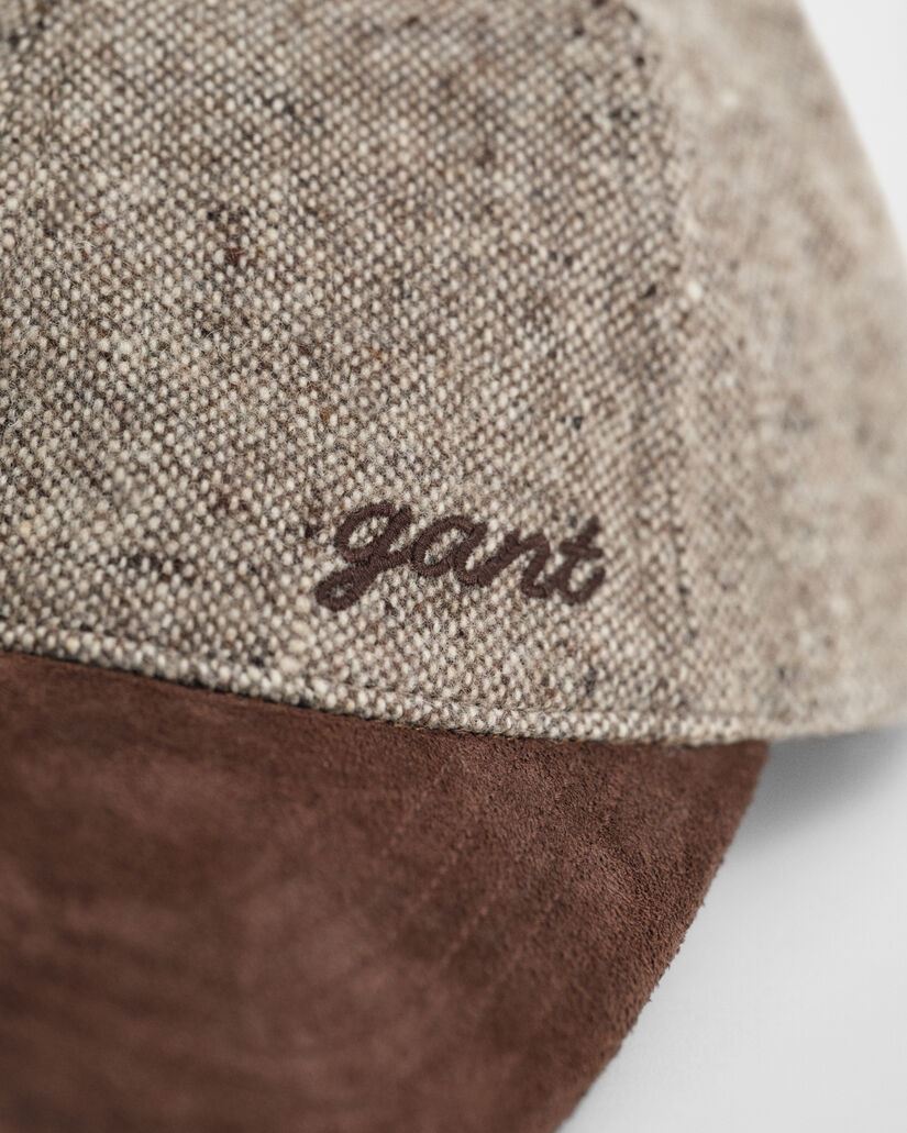 Cap i tekstureret uld