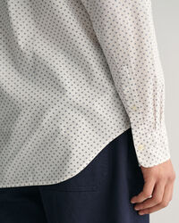 Regular fit skjorte med mikro-tryk