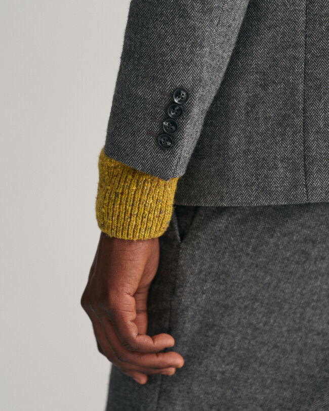 Sildebensmønstret jakkesæt-blazer