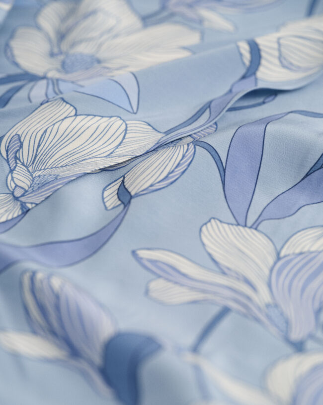 Regular fit Magnolia Print sl&aring;-om kjole