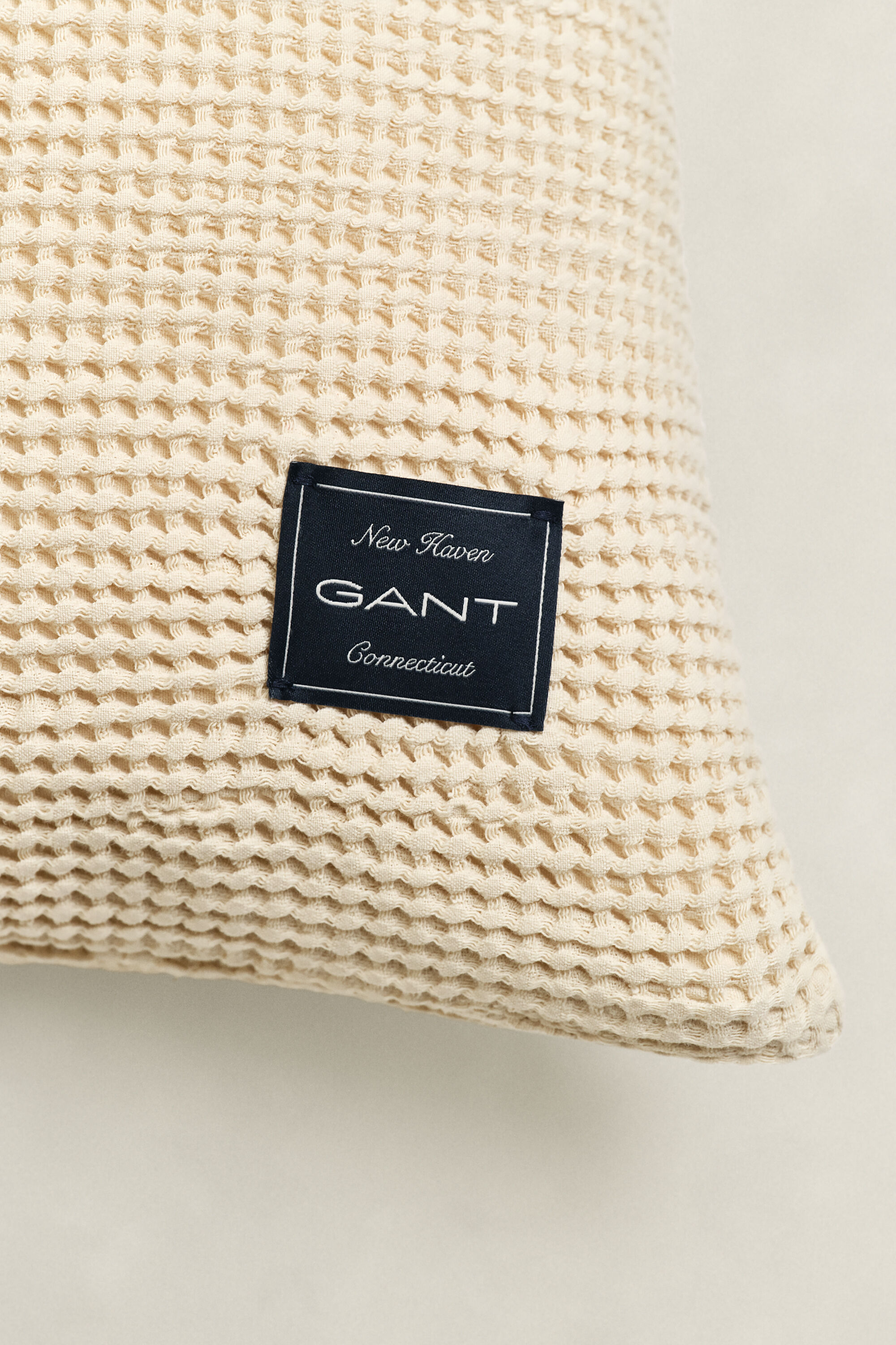 Bomuldspude med vaffeltekstur