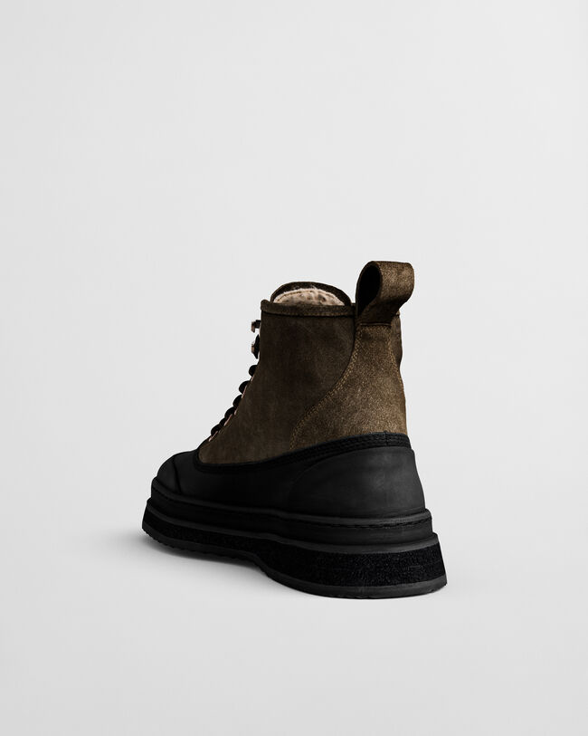 Blistown ruskindsstøvler med snørebånd