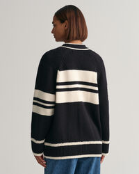GANT Varsity cardigan med V-hals
