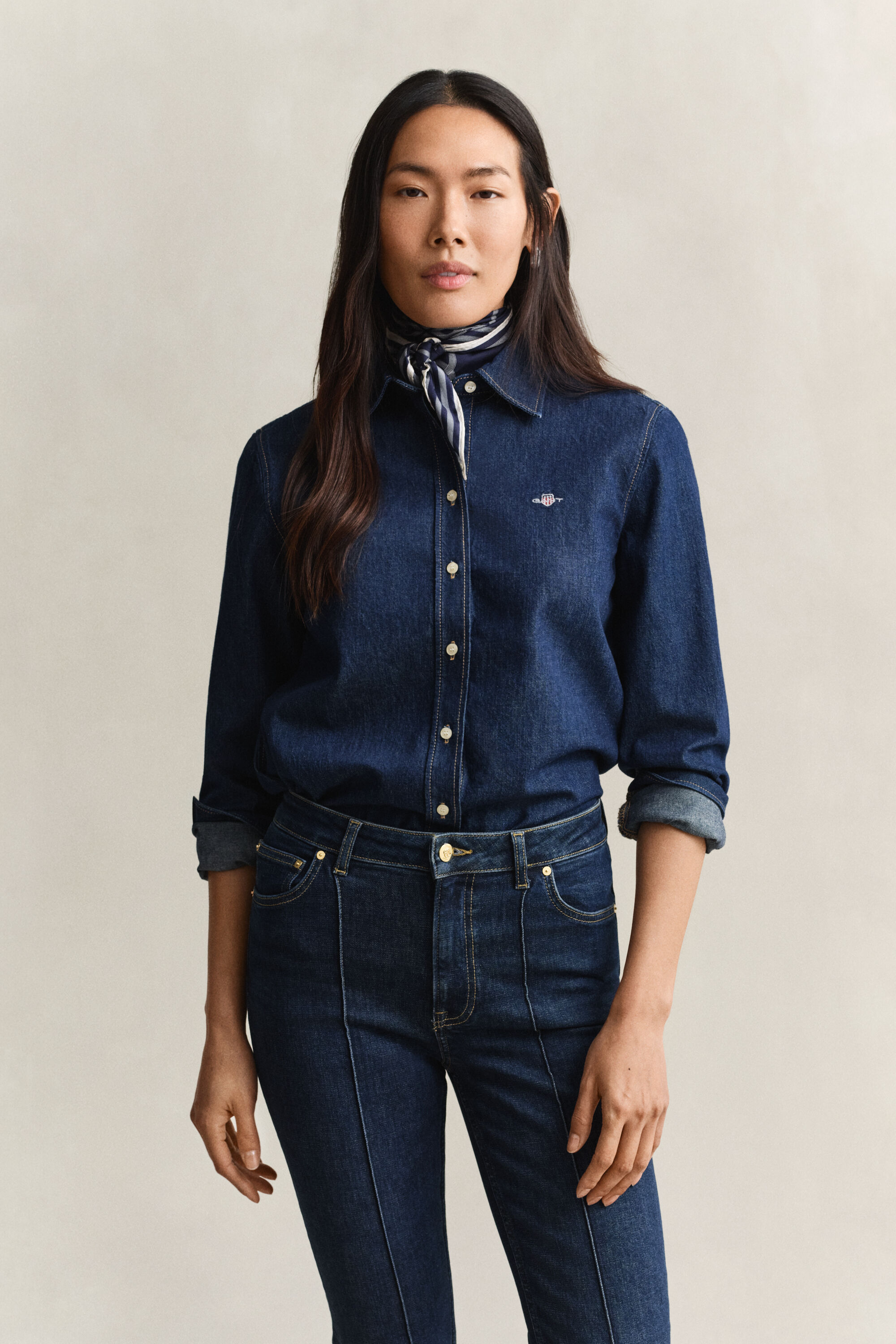 Denim skjorte