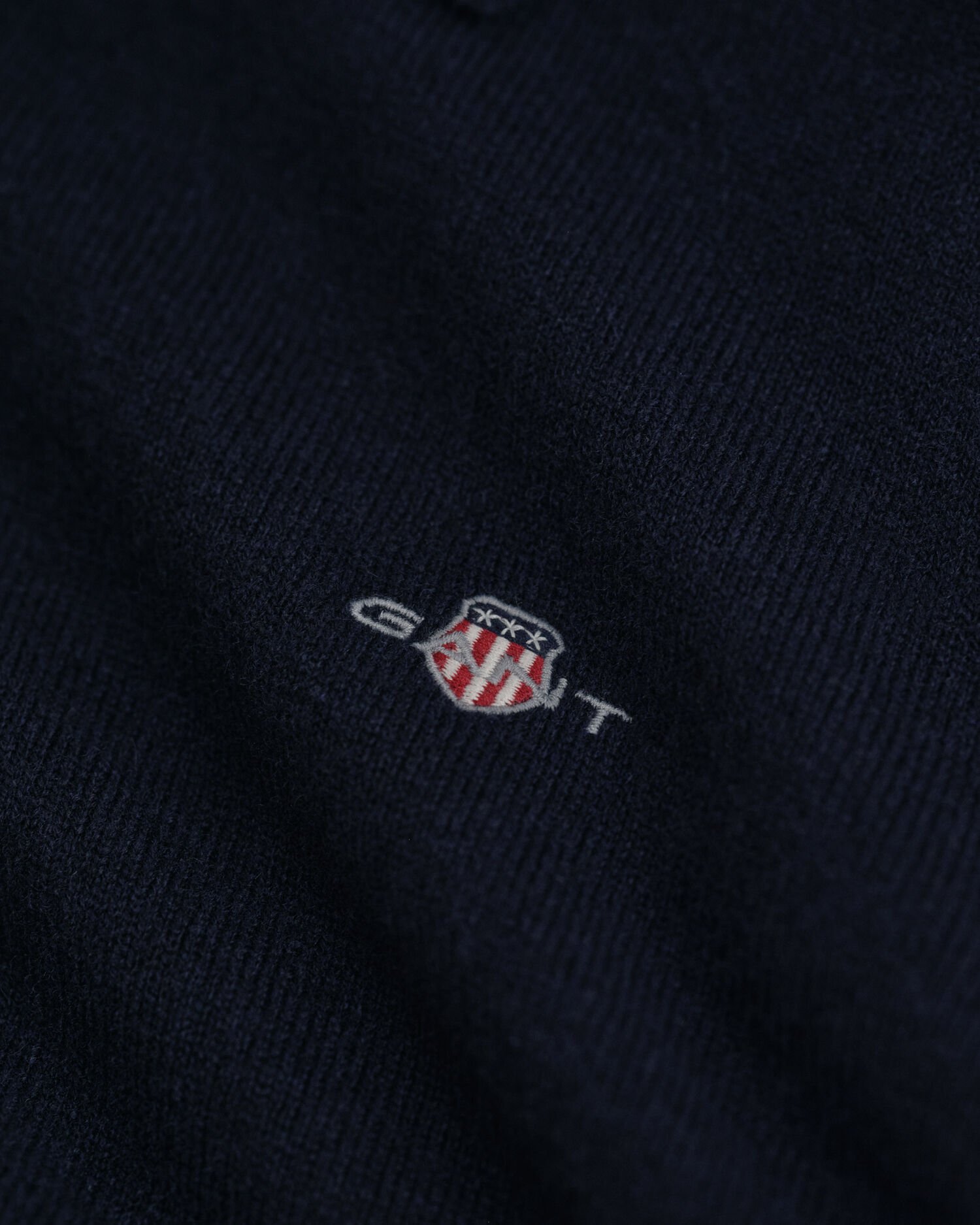 Polosweater af ekstra fin lammeuld