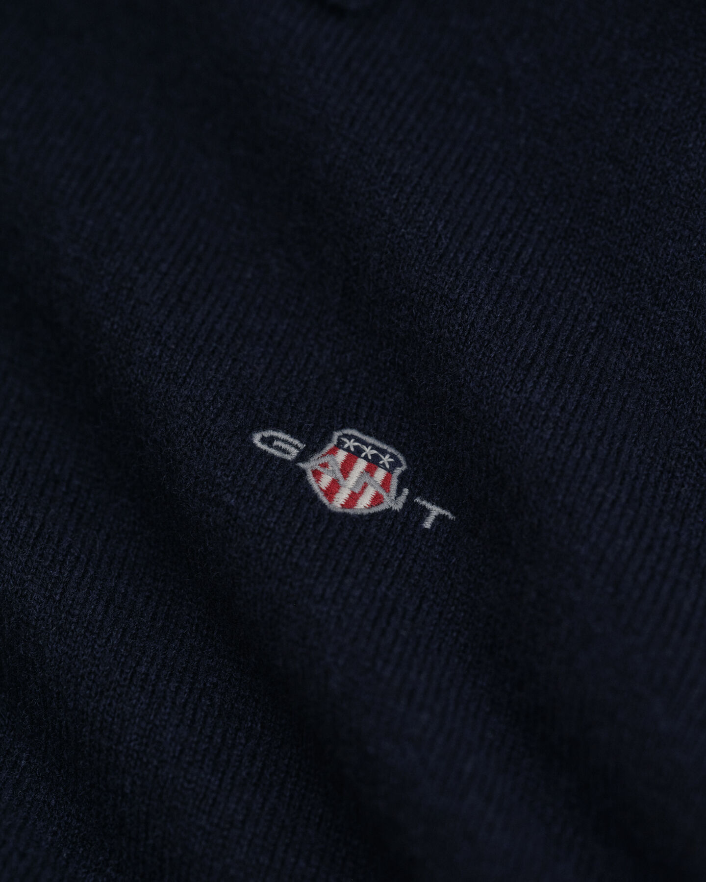 Polosweater af ekstra fin lammeuld