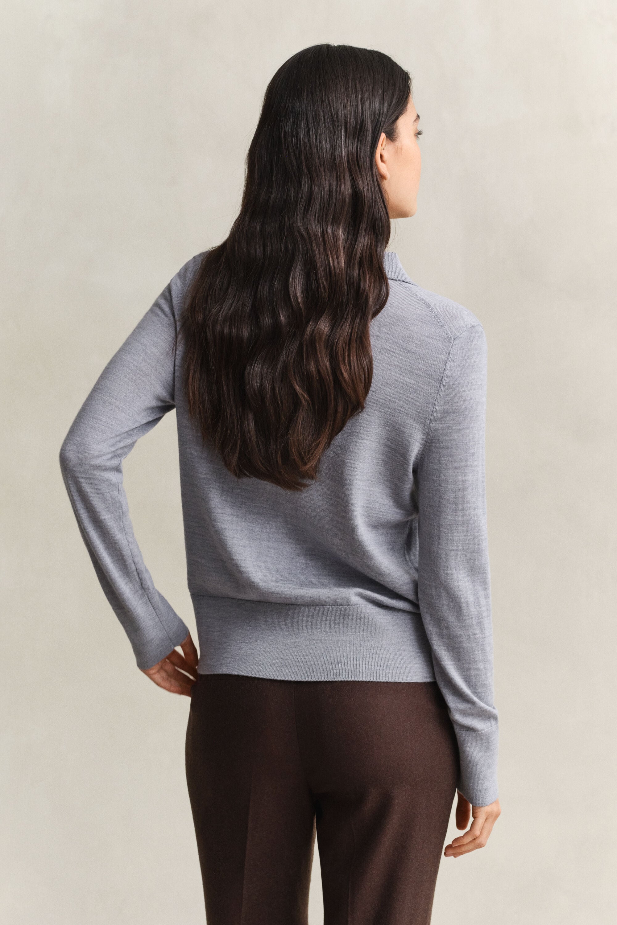 Cardigan af ekstra fin merinould