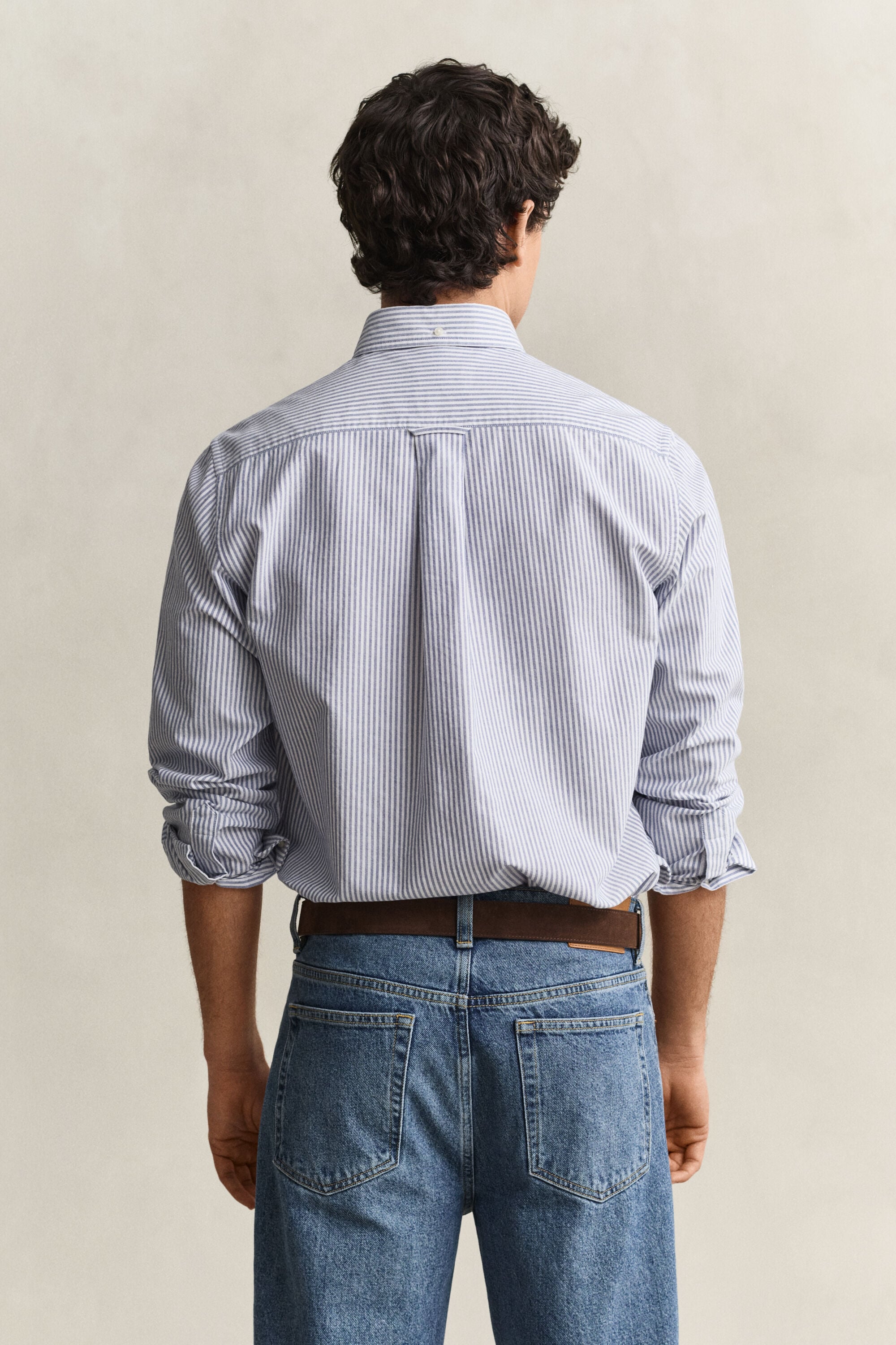 Classic Regular Oxford skjorte med striber