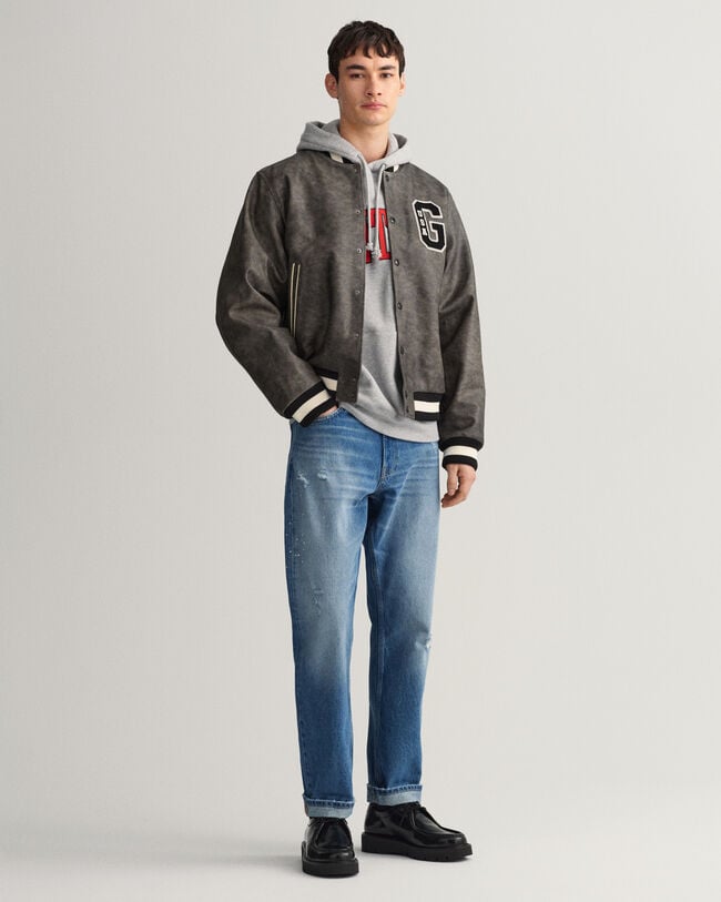 GANT Varsity Jacket af læder