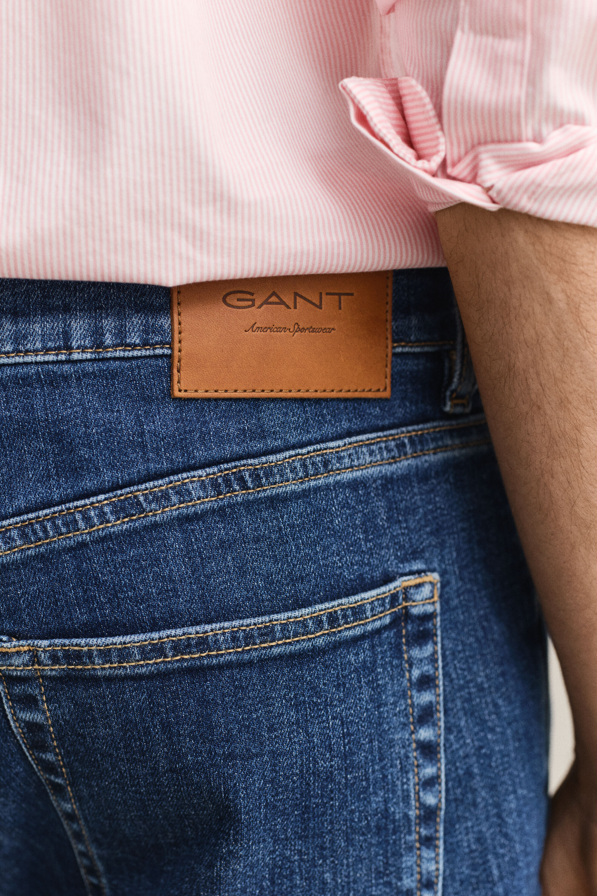 Slim fit jeans i let vask