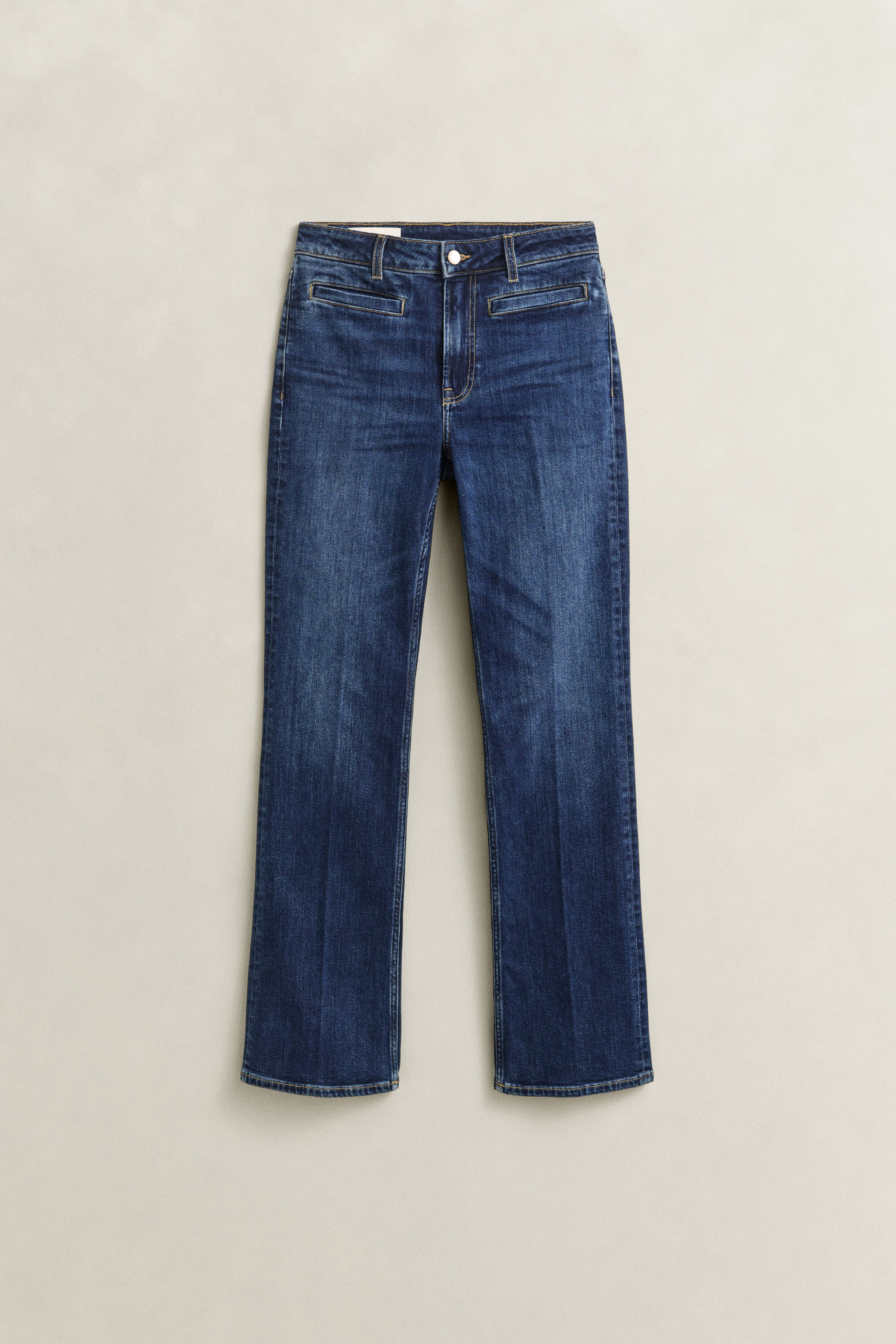 Monogram jeans med svaj