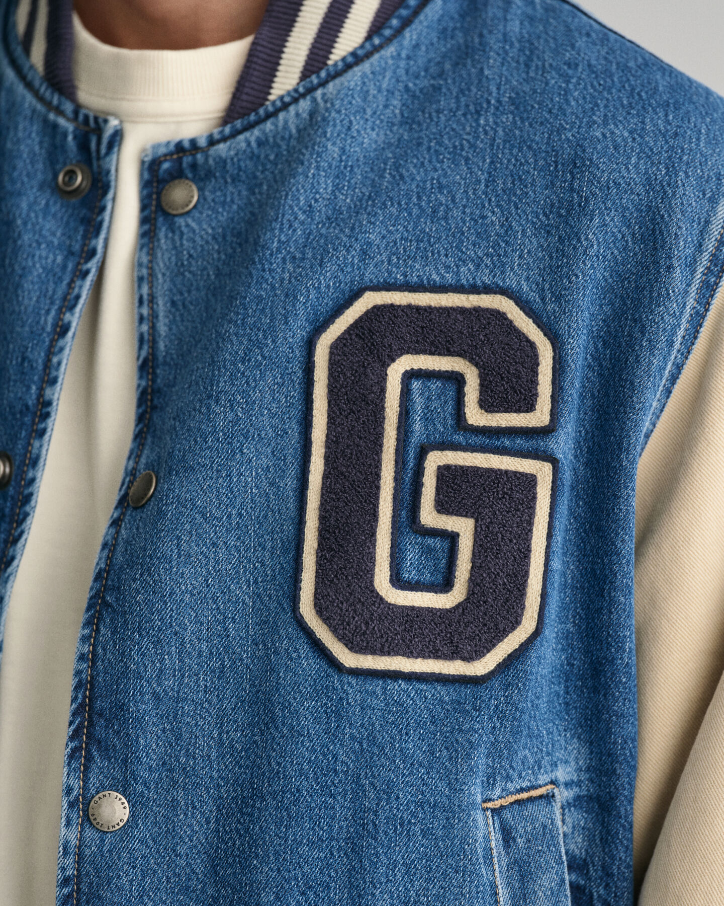 Denim GANT Varsity Jacket