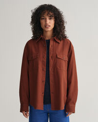 Relaxed fit utility-skjorte