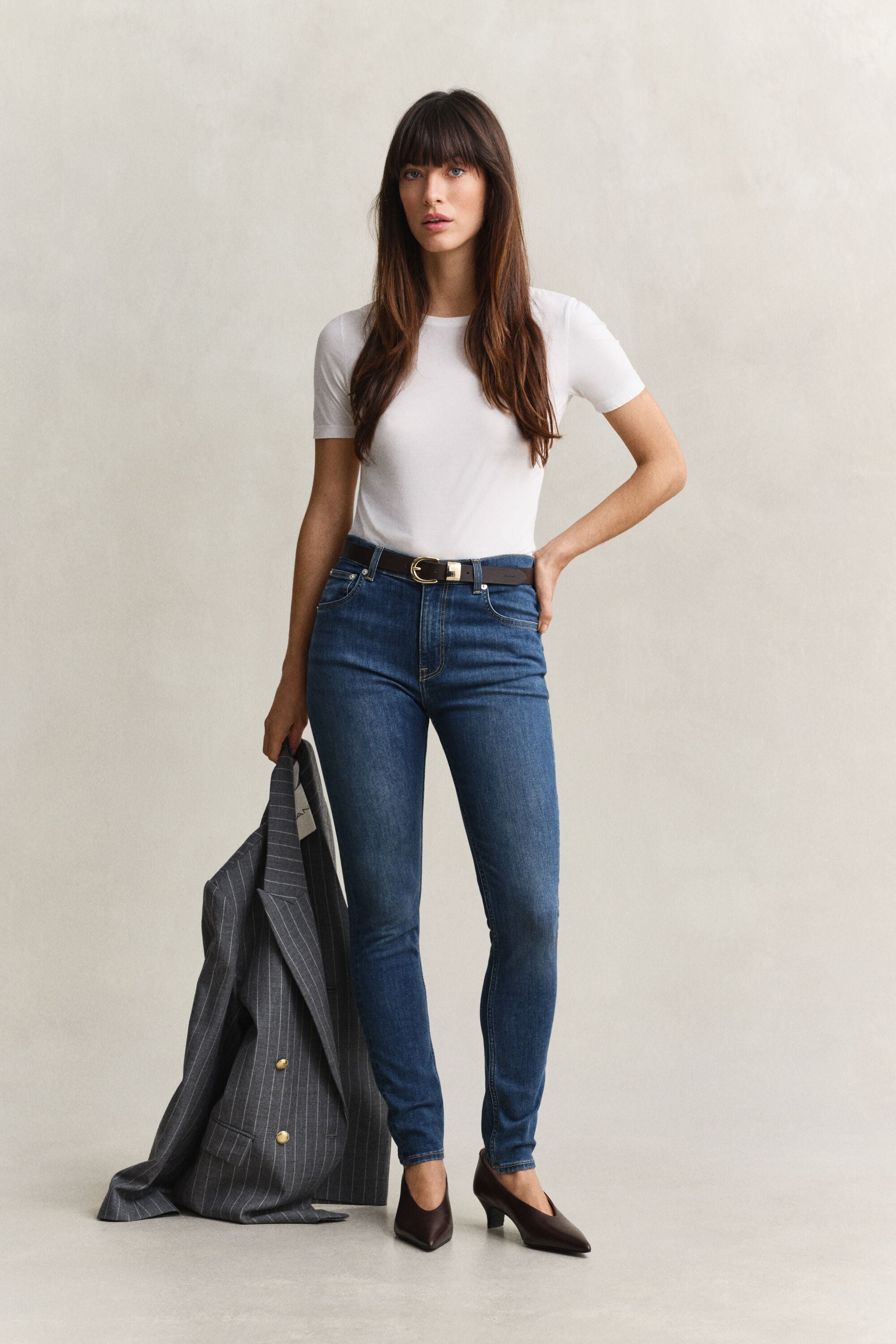 Skinny jeans med stræk