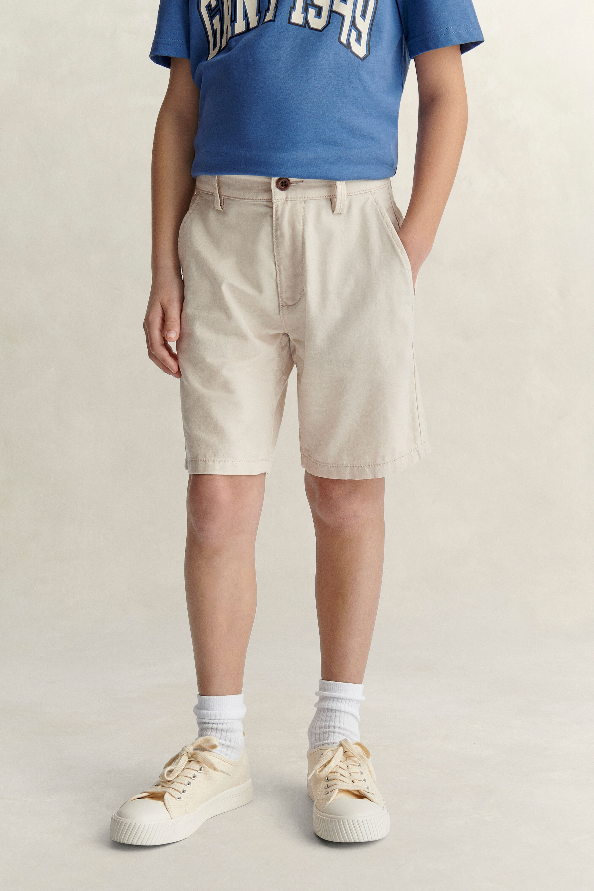 Teen Boys shorts i hørblanding