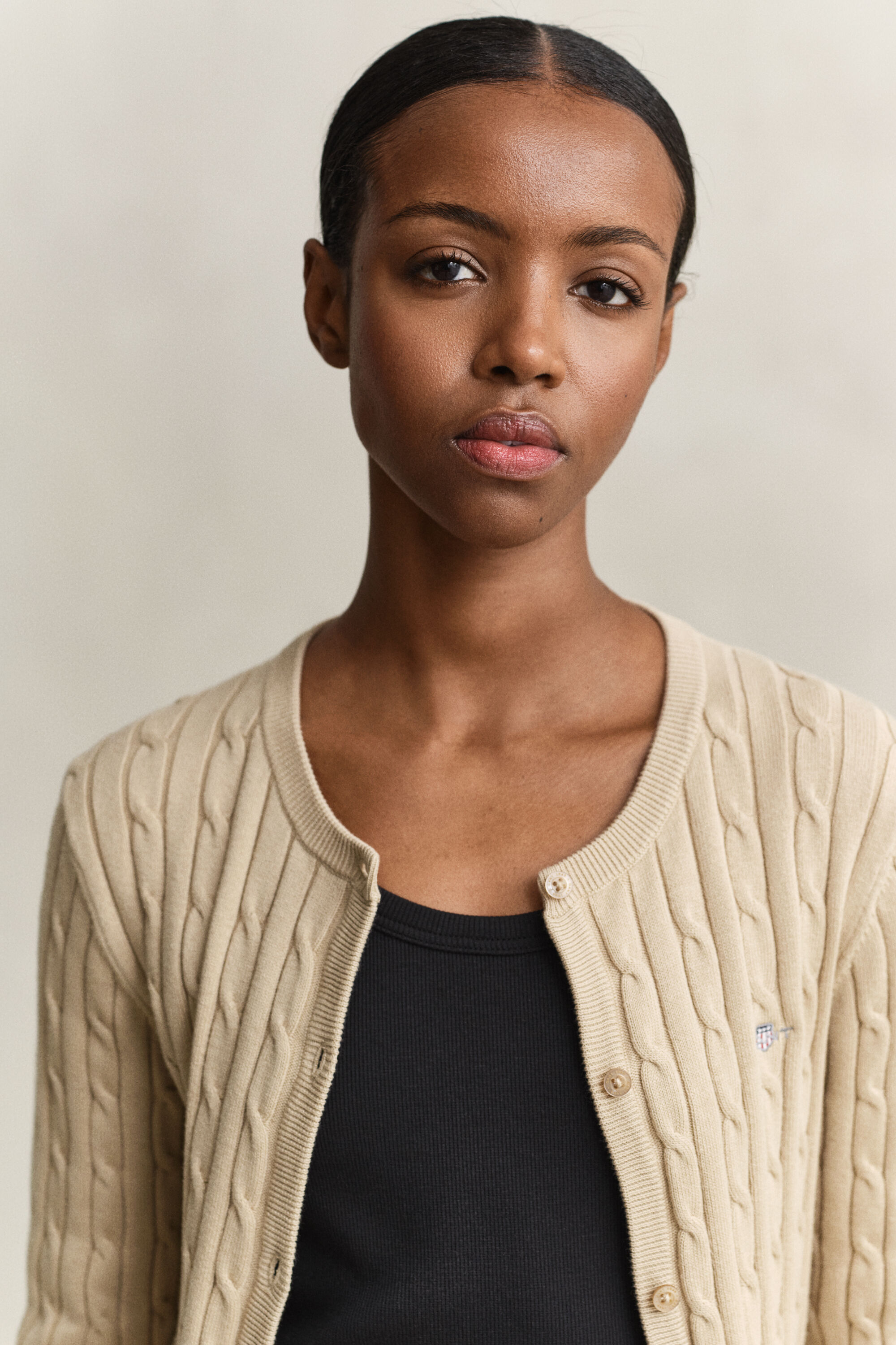 Kabelstrikket cardigan