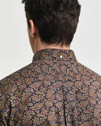 Regular fit trykt paisley skjorte