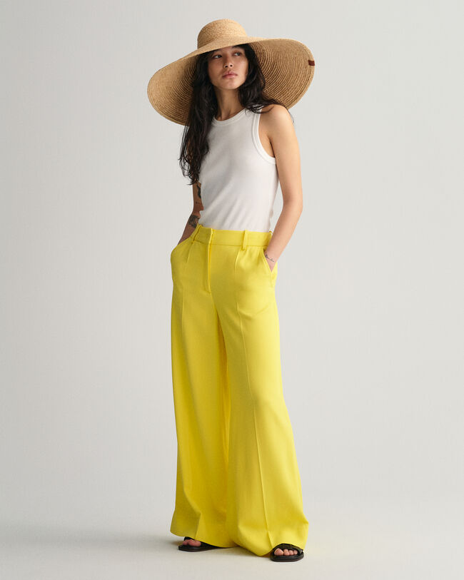 Fluid bukser med brede ben