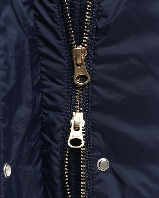 Dunfrakke i fuld længde