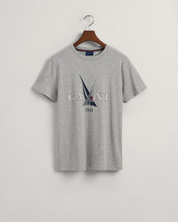 T-shirt med Sail-tryk