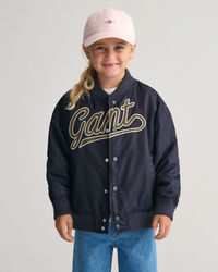 Kids Script Graphic GANT Varsity Jacket
