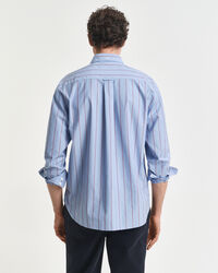 Relaxed fit Heritage Poplin skjorte med striber
