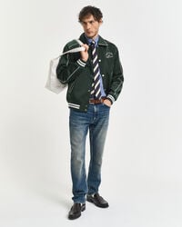 Regular fit klassisk gingham poplin-skjorte