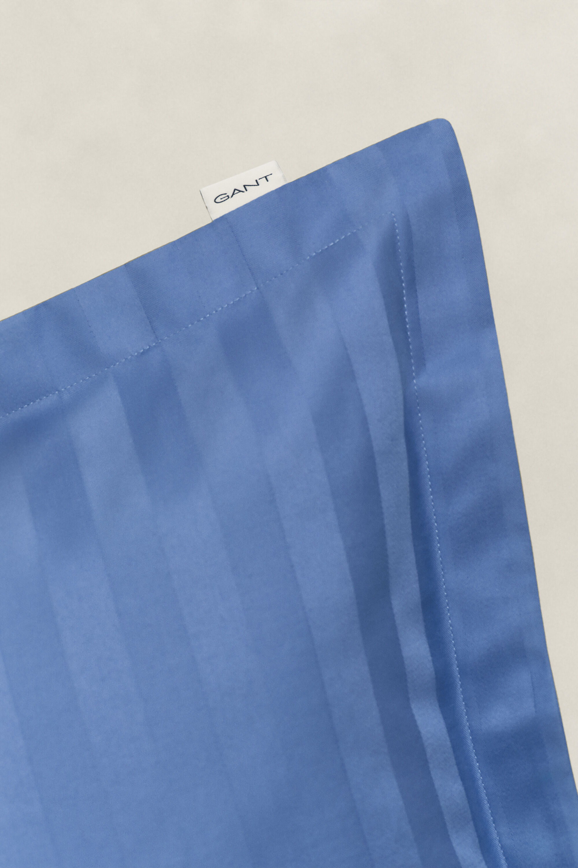 Sateen stribet pudebetræk