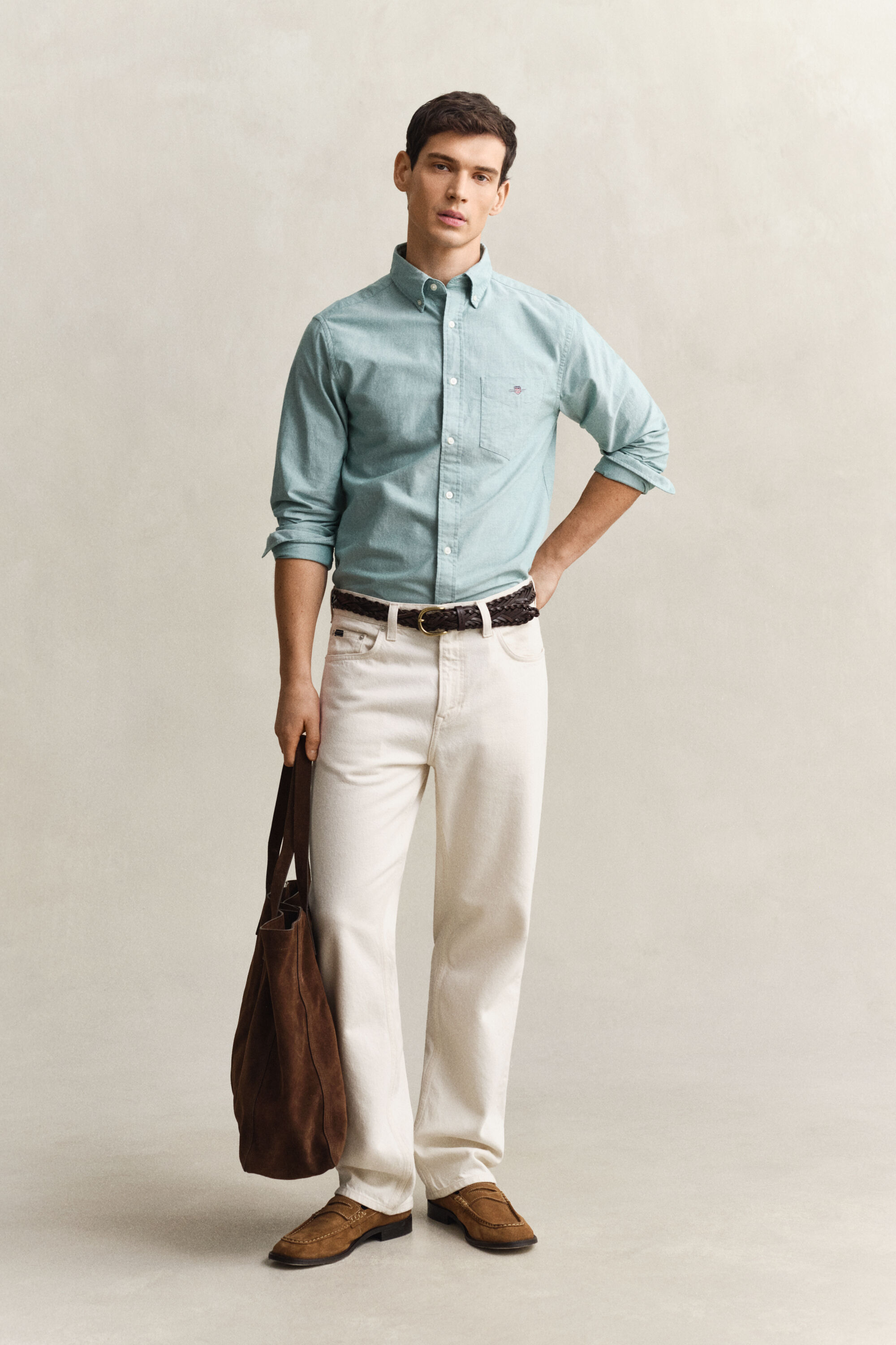 Regular fit klassisk Oxford-skjorte