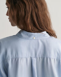 Relaxed fit silkeskjorte