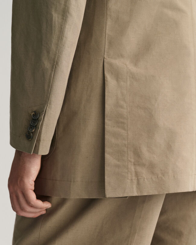 Oversized dobbeltradet Safari jakkesæt-blazer