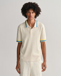 Drop-needle piqué poloskjorte