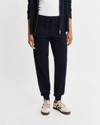 Strikkede bukser af ekstra fin lammeuld