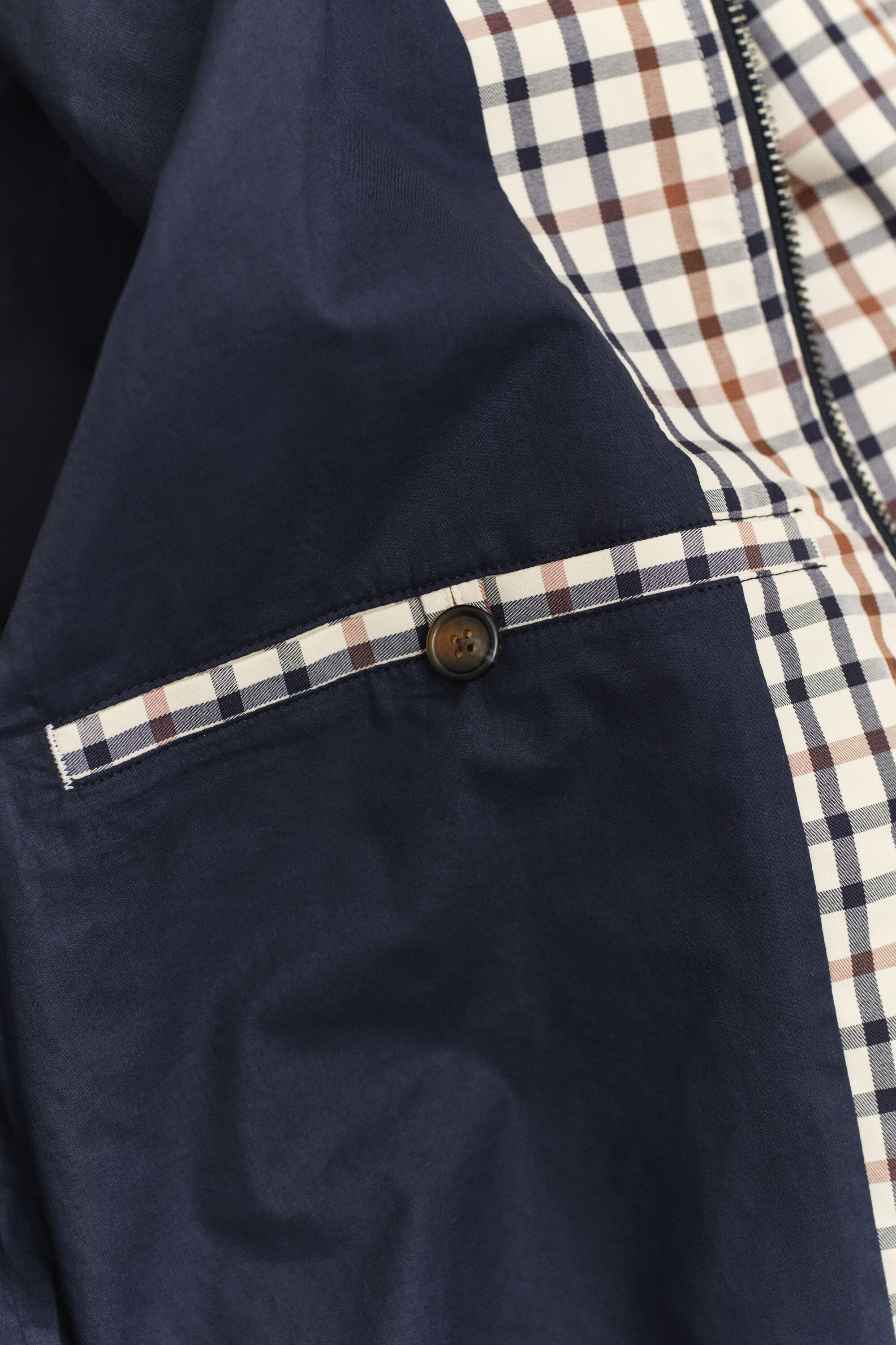 Harrington jakke i bomuldsblanding