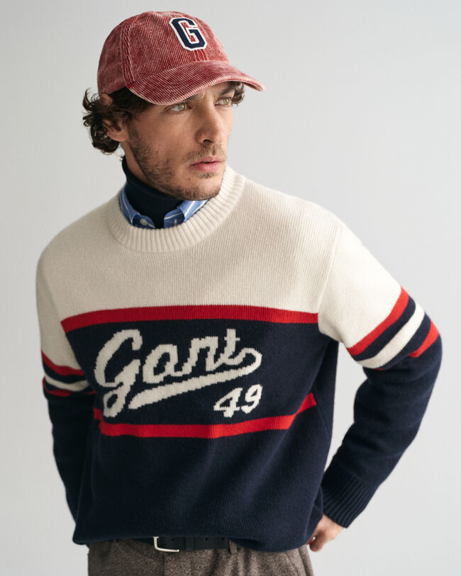 GANT vintage Graphic sweater med crewneck