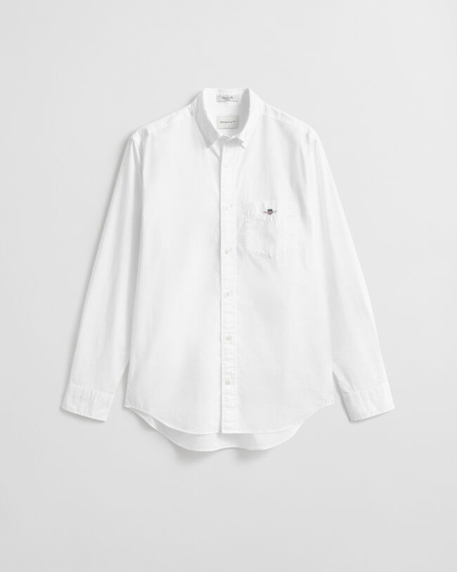 Regular fit klassisk poplin-skjorte