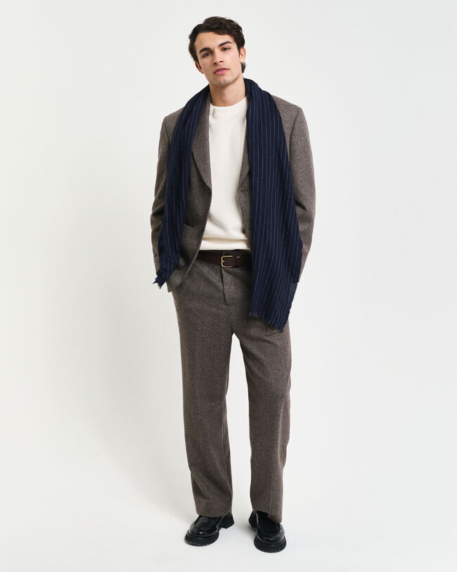 Sweatshirt med vaffeltekstur og crewneck